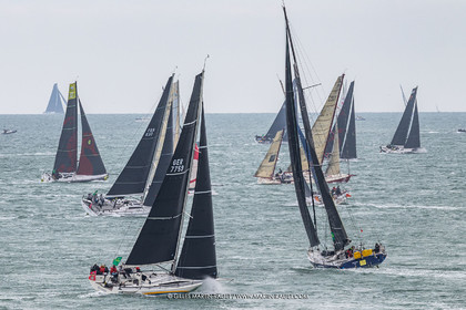 26 07 2025, Cowes (UK, IOW), Admiral's Cup 2025, Rolex Fastnet Race start,