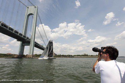 03 07 2012 - New York (USA, NY) -Krys Ocean Race prologuie - arrivée à New York