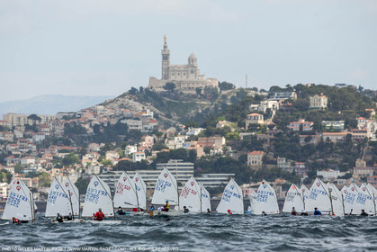 15 04 2016, Marseille (FRA,13), SNIM Dériveurs, Coupe Internationale de Printemps Optimist, Final Day