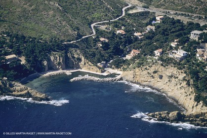 France, Provence, Côte Bleue, Calanque de Fguières