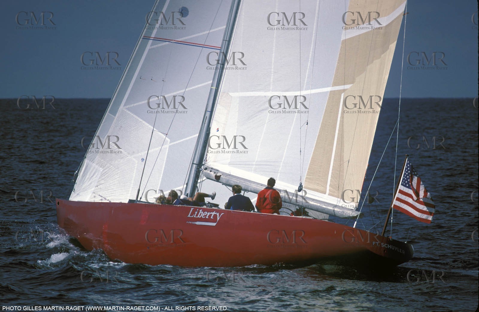 Sailing, Yacht Racing, America's Cup XVI, Newport (USA,RI), 1983, Liberty