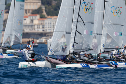 08 08 2024, Marseille (FRA), Paris 2024 Olympic Games, Sailing, Race Day 11