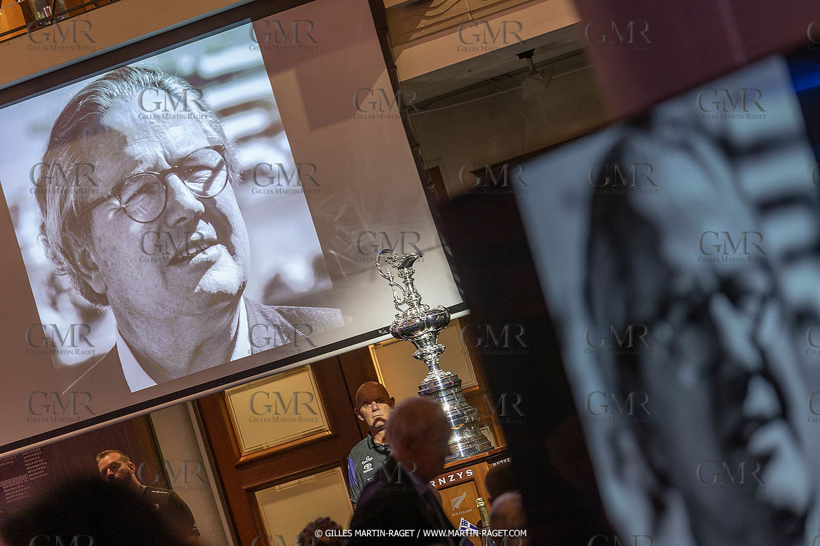 19 03 2021, Auckland (ZL), 36th America's Cup, America's Cup Hall of Fame, Peter J. Mongtgomery and Ed Baird induction at the Royal New Zealand Yacht Squadron