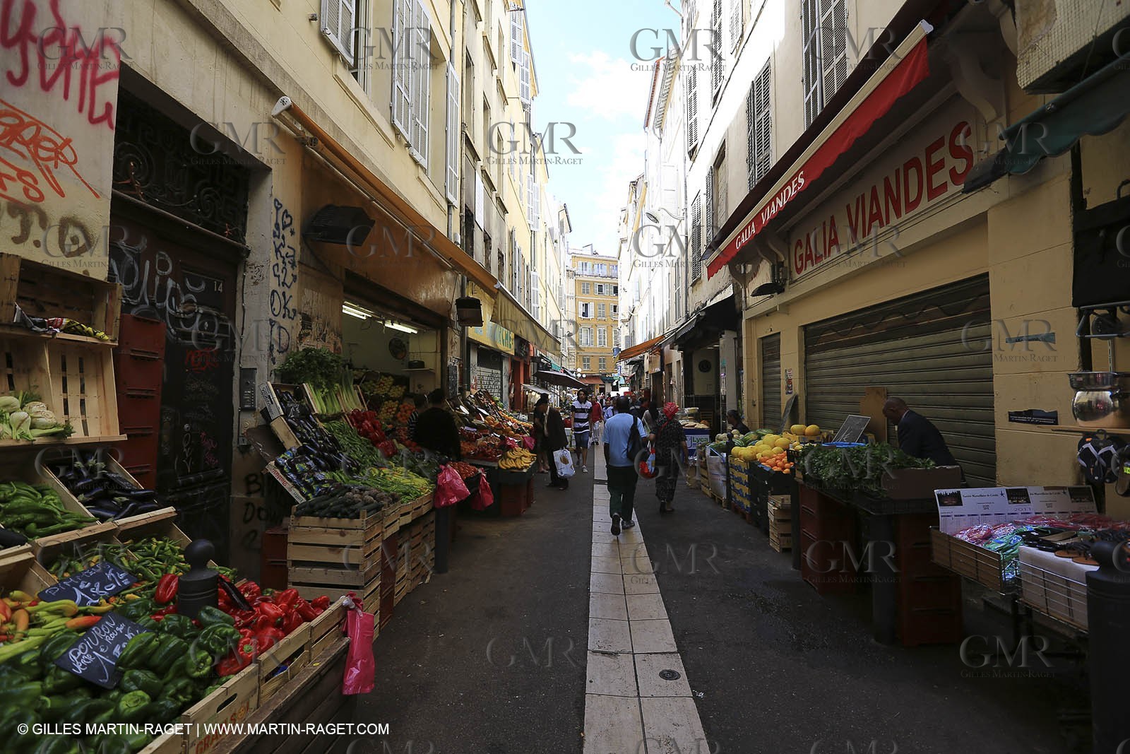 France, Provence, Marseille, quartier de Noailles