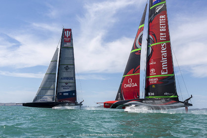 12 01 2021, Auckland (NZL), 36th America's Cup, Practice Racing