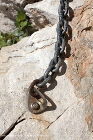 27 03 2009 - Marseille (FRA, 13) - Les Calanques - Morgiou - GR Luminy- Morgiou, passage délicat