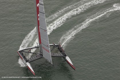 10 07 2013 - San Francisco (USA,CA) - 34th America's Cup - Louis Vuitton Cup - Round Robin - Race Day 3 - Luna Rossa Vs Artemis (DNS)