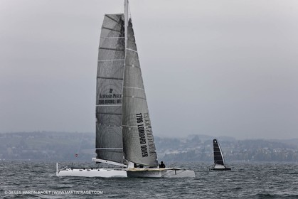 09 10 2010 - Morges (SUI) - L'Hydroptère.CH - 1st sail