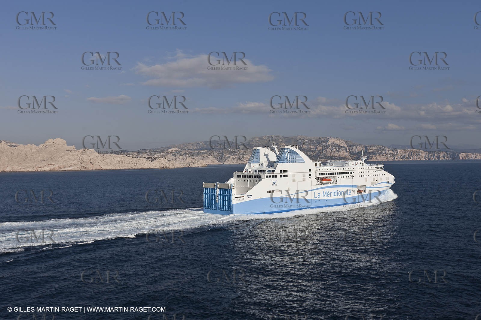 14 01 2012 - Marseille (FRA,13) - La Meridionale shipping company - the Piana off Marseille and the Calanques