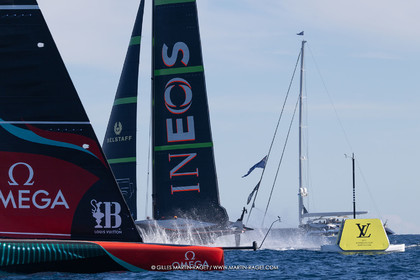 19 10 2024, Barcelona (ESP), Louis Vuitton 37th America's Cup, Final Match, Race Day 6
