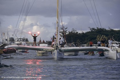 Yacht Racing, Multihull, ORMA 60, Laurent Bourgnon, Primagaz