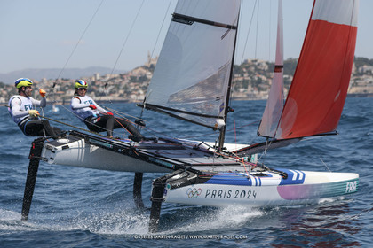 23 07 2024, Marseille (FRA), Paris 2024 Olympic Games, Sailing, Free trainings
