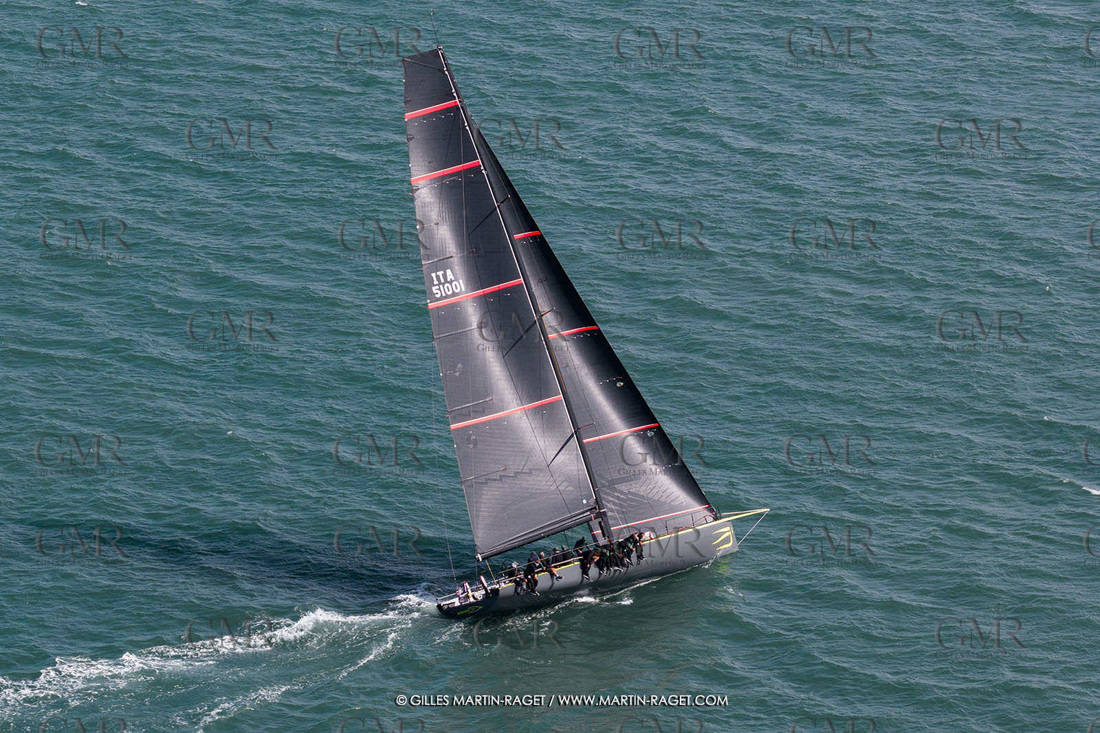 19 07 2025, Cowes (UK, IOW), Admiral's Cup 2025, Channel Race Start, Django WR51, Yacht Club Coasta Smeralda - ITA