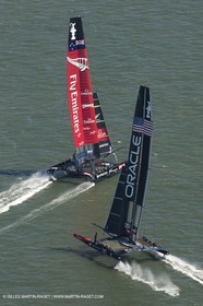 07 09 2013 - San Francisco (USA,CA) - 34th America's Cup - Final Match - Race Day 1