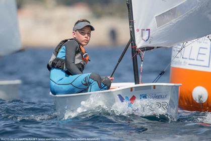 14 04 2016, Marseille (FRA,13), SNIM Dériveurs, Coupe Internationale de Printemps Optimist, Day 4