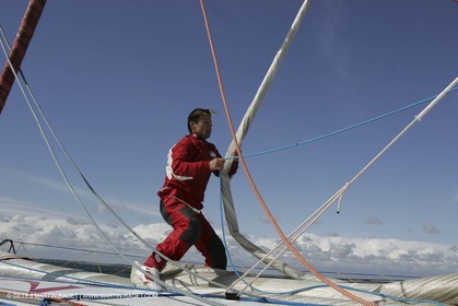 Orma 2005 - Sodebo - April training - Thomas Coville