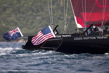 19 05 2010 - La Maddalena (ITA, Sardinia) Louis Vuitton Trophy - BMW ORACLE Racing - Training