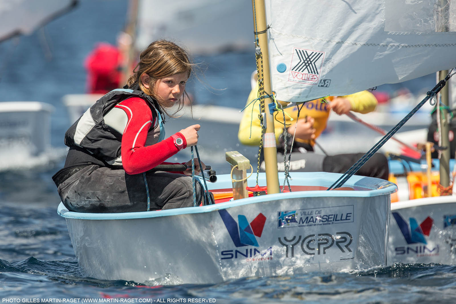 14 04 2016, Marseille (FRA,13), SNIM Dériveurs, Coupe Internationale de Printemps Optimist, Day 4