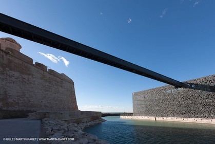 11 01 2013 - Marseille (FRA,13) - Marseille Provence 2013, Capitale européenne de la Culture, Ewplanade du J4, MUCEM et Villa Méditerrannée
