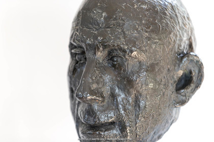 06 03 2016, Saint Etienne du Grès (FRA,13), Oeuvre de Germaine Richier, buste Le Guerrier, 1945, 5 8