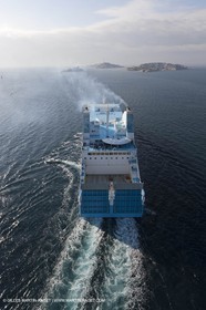 14 01 2012 - Marseille (FRA,13) - La Meridionale shipping company - the Piana off Marseille and the Calanques