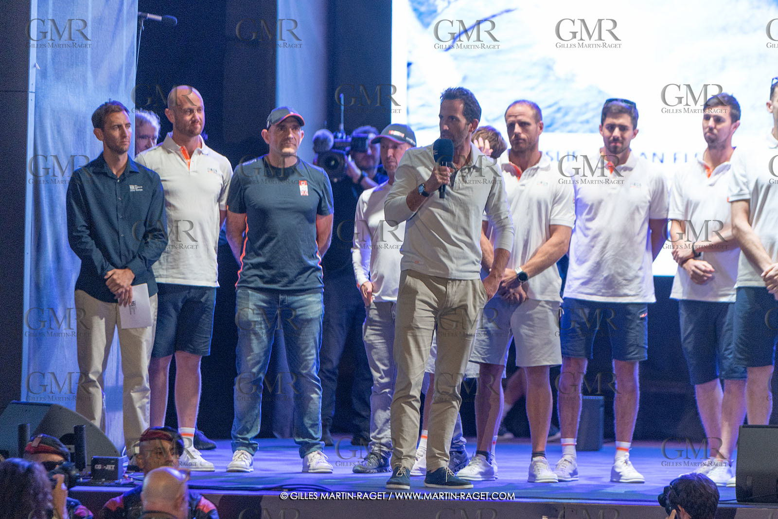 19 10 2024, Barcelona (ESP), Louis Vuitton 37th America's Cup, Final Match, Race Day 6 , Prizegiving