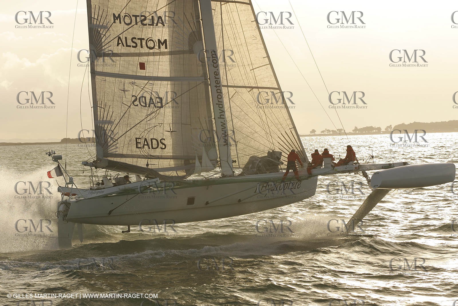 Hydroptère trials, Spring 2005, Quiberon Bay