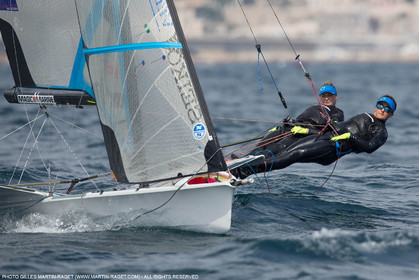 Marseille, (FRA,13), 2016 Rio Olympic Games, Sailing, 49er FX, Steyaert Sarah   Compan Aude (FRA)