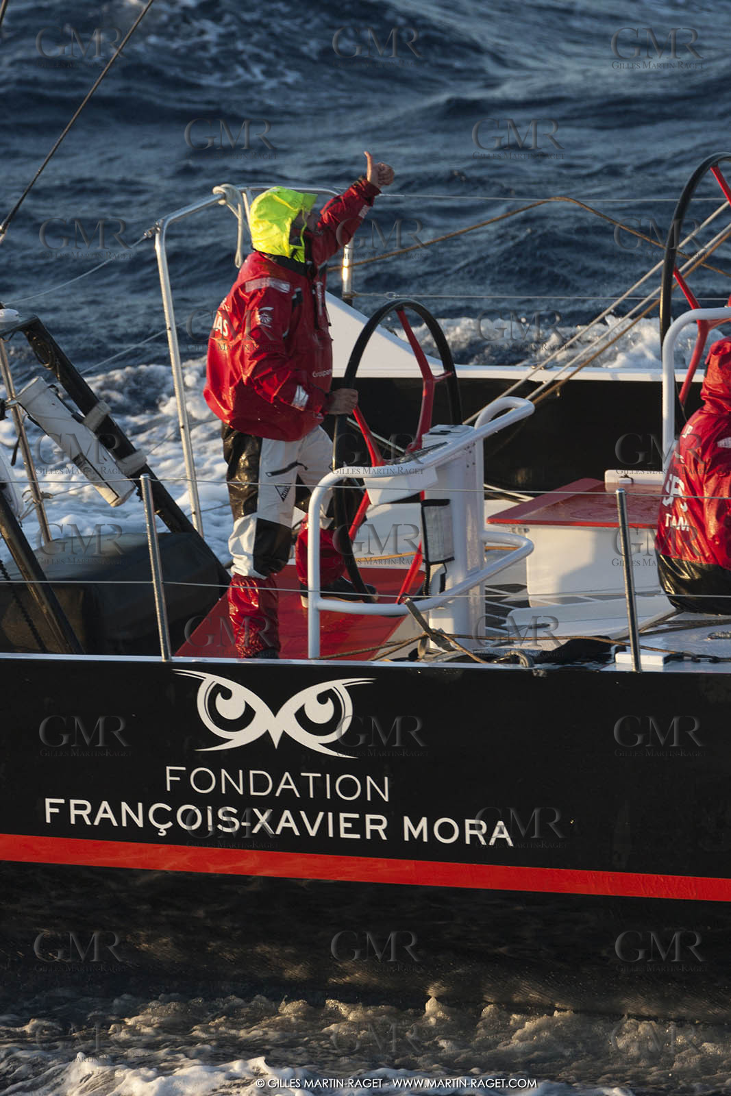 09 10 2017, Calvi (FRA,20), VOR 70 Babsy, Tentative de record autour de la Corse à la voile, skipper Franck Cammas