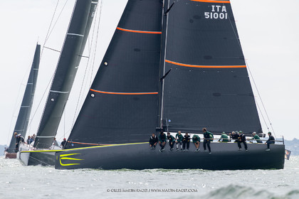 23 07 2025, Cowes (UK, IOW), Admiral's Cup 2025, Inshore racing Day 2, Django Wallyrocket 51, Yacht Club Costa Smeralda (ITA)