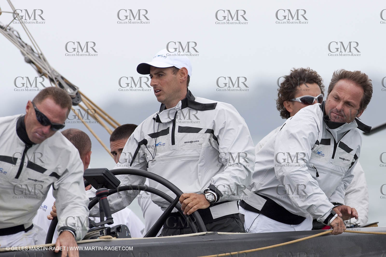 30 01 2009 - Auckland (NZL) -  Louis Vuitton Pacific Series -  Racing Day 1 - Emirates Team New Zealand Vs Damiani Italia