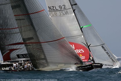 29 06 2007-Valencia (Spain)- 32nd America's Cup - Final Match - Day 5 - Alinghi vs Emirates Team New Zealand