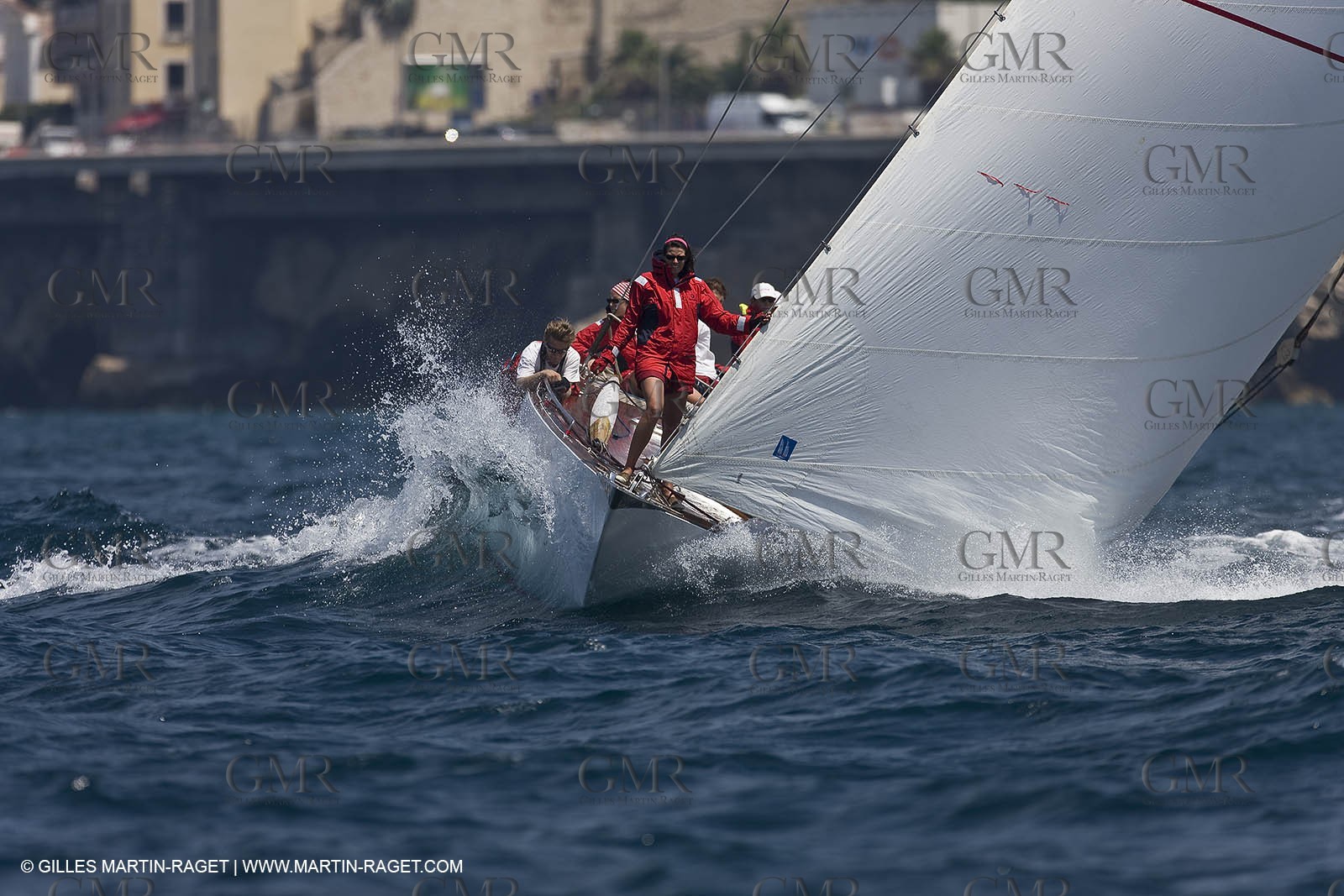 Sailing, Classic yachts, Voiles Vieux Port 2009, Marseille (FRA)