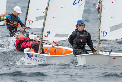 15 04 2016, Marseille (FRA,13), SNIM Dériveurs, Coupe Internationale de Printemps Optimist, Final Day
