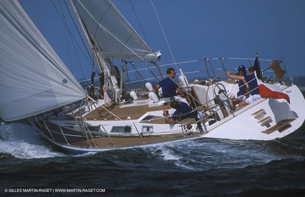Monocoque de croisiere sous voile