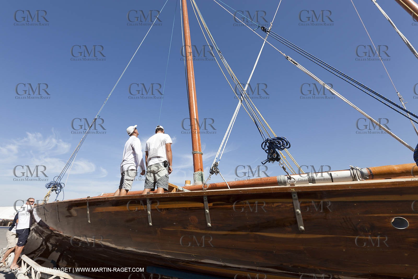 20 11 2010 - Dubai (UAE) - Dubai Louis Vuitton Trophy - Traditionnal dhow races for competing teams