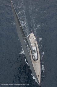 11 10 2014, Alicante (ESP), Volvo Ocean Race 2014-15 start, Super Yacht Aglaia