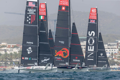 15 09 2023, Vilanova i La Geltru (ESP), 37th America's Cup, Preliminary Regatta N° 1, Race Day 3