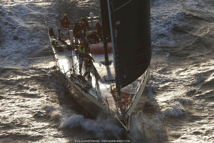 09 10 2017, Calvi (FRA,20), VOR 70 Babsy, Tentative de record autour de la Corse à la voile, skipper Franck Cammas
