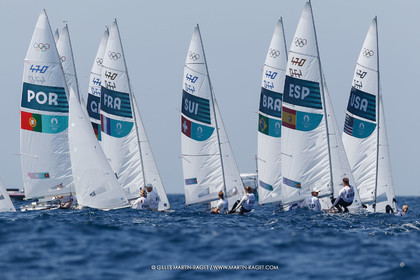 03 08 2024, Marseille (FRA), Paris 2024 Olympic Games, Sailing, Race Day 7