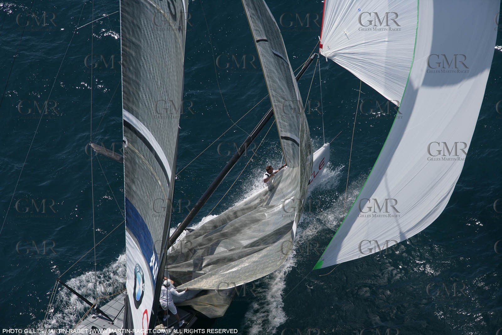 09 05 2007-Valencia (Spain)- 32nd America's Cup - Louis Vuitton Cup - RR2 - Day 11 - BMW ORACLE Racing