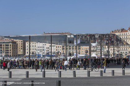 02 02 2013 Marseille (FRA,13) - Opening of the shadehouse and renovated historical Vieux Port