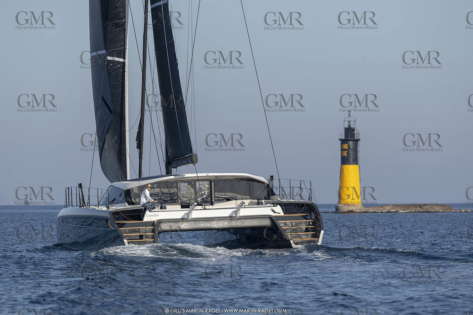16 02 2019, Porquerolles (FRA,83), Gunboat 68 sail testing  3