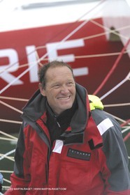 Round the world solo record - Idec - Francis Joyon - Brest finish