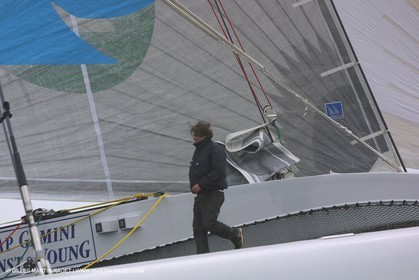 Géronimo - départ Trophée Jules Verne 2001 - Brest