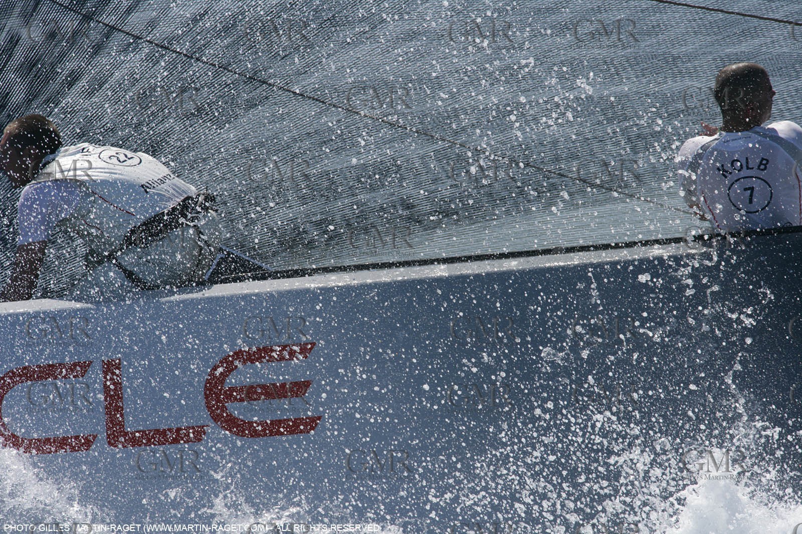 8 05 2007-Valencia (Spain)- 32nd America's Cup - Louis Vuitton Cup - RR2 - Day 10 - BMW ORACLE Racing