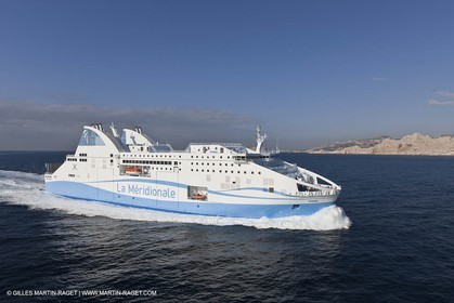 14 01 2012 - Marseille (FRA,13) - La Meridionale shipping company - the Piana off Marseille and the Calanques