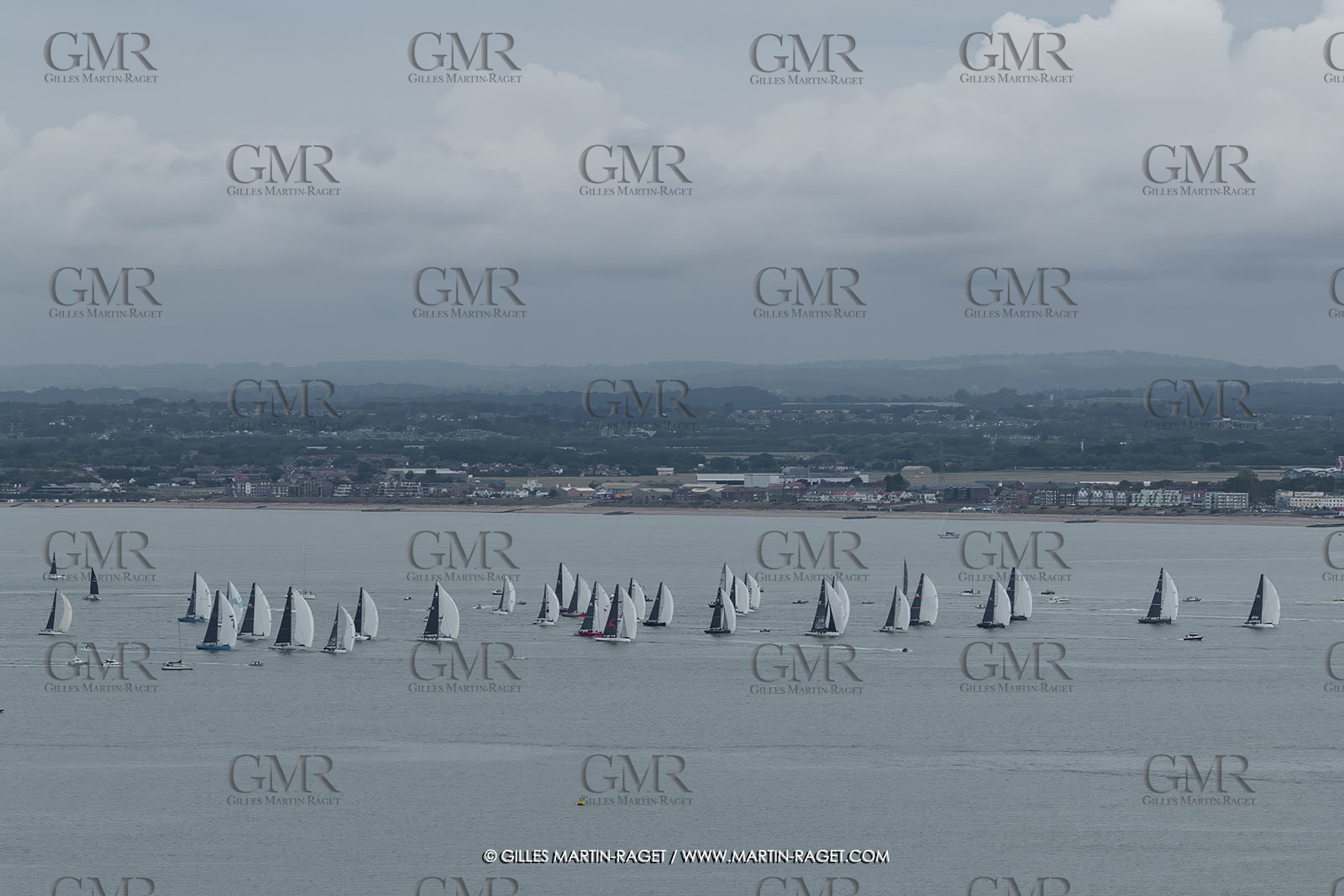 19 07 2025, Cowes (UK, IOW), Admiral's Cup 2025, Channel Race Start