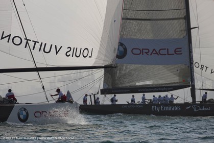 15 11 2010 - Dubai (UAE) - Dubai Louis Vuitton Trophy -  BMW ORACLE Racing Vs Artemis