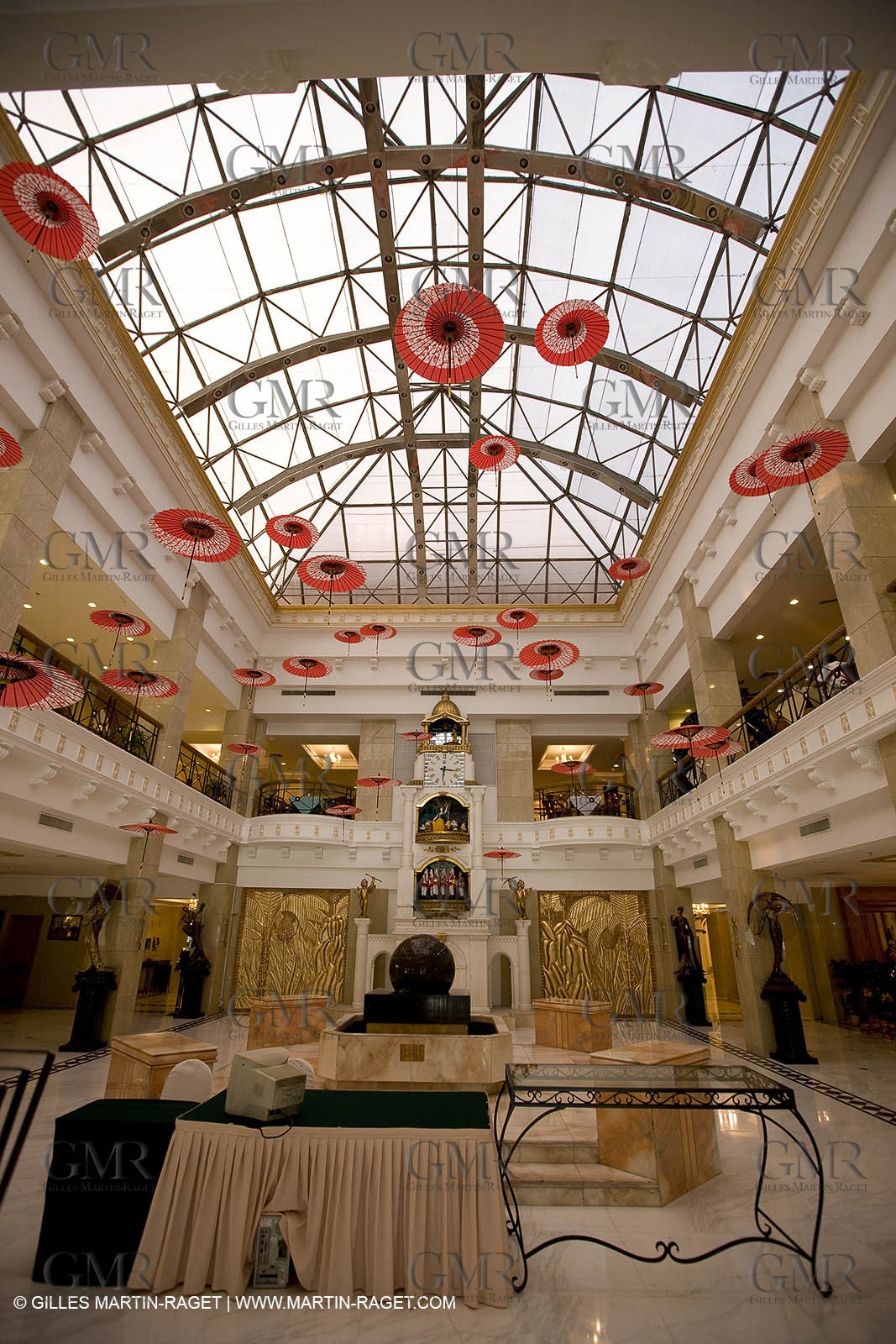 07 08 2008 - Qingdao (CHN) - Olympic games - Sailing - Opening of Club France at Grand Regency hotel and press conference with main press center in Beijing.
